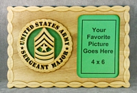 Sergeant Major Picture Frame - Click Image to Close